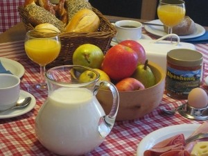 Alpenfrühstück Service Ferienappartement Ferlhof Krün
