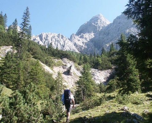 Wandern Outdoor Urlaub Ferienwohnung Ferlhof in Krün