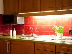 Kueche 4 Sterne Appartement Ringelblume Ferlhof Krün