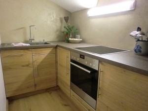 4 Sterne Appartement Ferlhof in Krün Sonnenblume Kueche