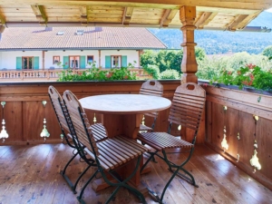 Ferienwohnung Krün Soiern Balkon