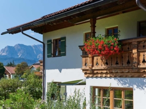 Ferienwohnung Krün Soiern Hausblick