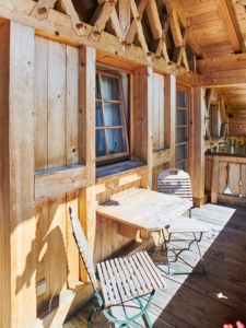 Ferienwohnung Krün Zugspitz Holzbalkon