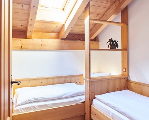 Ferienwohnung Krün Zugspitz Schlafzimmer für Kinder