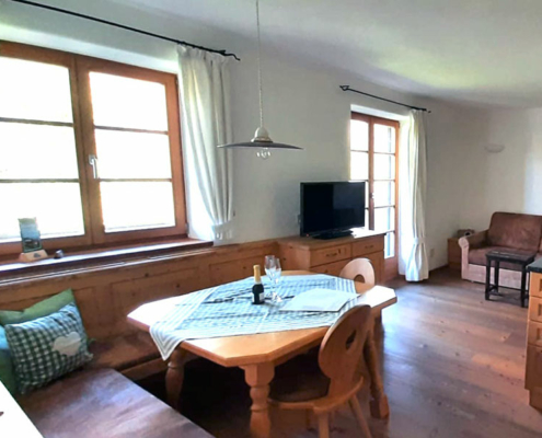 Ferienwohnung Krün Wetterstein Wohnzimmer